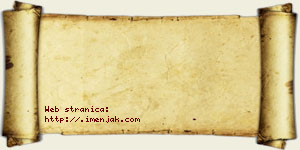 Mia Robović vizit kartica